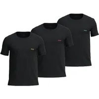 HUGO T-Shirt HUGO 3er Pack T-Shirt, schwarz 50480088-005