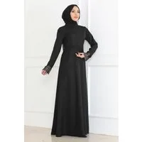 MODAMİHRAM Maxikleid Spitzenkleid in Mauve 6117