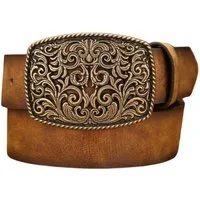 Ware aus aller Welt Koppelgürtel Western-Gürtel mit Ornament-Schnalle in Lederoptik Wild West (1-St)