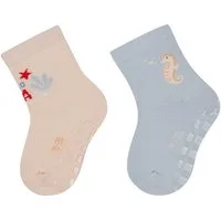 Sterntaler® ABS-Socken ABS Socken 2er-Pack Hello Sea (2-Paar, 2er-Pack) ABS Socken 2er-Pack, rutschfest, weich & atmungsaktiv