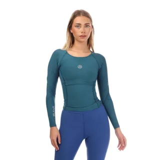 Skins - "Series-3" Oberteil für Damen, Langärmlig (Petrol)