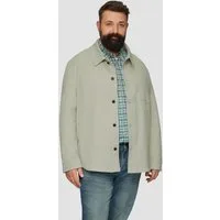 s.Oliver Hemdjacke Outdoor-Jacke Gefüttertes Overshirt in Wolloptik mit Eingrifftaschen