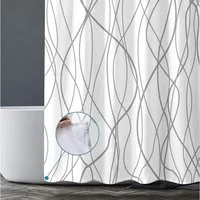 M&W DAS DESIGN Duschvorhang Shower curtains Anti schimmel Waschbar 180x200