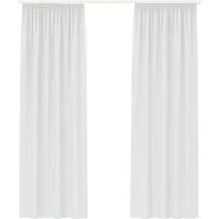 Bestlivings Gardine "Ellen" mit Universalband (2 St), Kräuselband, blickdicht, in moderner Satin-Optik, einfarbig, modern, waschbar bei 30°C
