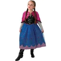 Rubie´s Prinzessin-Kostüm Die Eiskönigin Das Musical Anna Kostüm für Kinder, Inspiriert von dem Kleid aus dem Eiskönigin-Musical