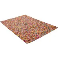 THEKO Wollteppich Felty 2.2, rechteckig, Höhe: 22 mm, Filzkugel-Teppich, reine Wolle, handgefertigt, auch als Läufer