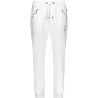 Monari Stoffhose Mit Strassdetails, Bindeband und Reißverschlusstaschen