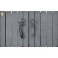 SoBuy Badematte SDA10, Stein Badematte Kieselgur-Duschmatte, rutschfest, Badezimmer Küche