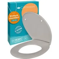 Calmwaters WC-Sitz Original, Premium, Made in EU, Absenkautomatik, bis 250 kg, Abnehmbar, 26LP6140