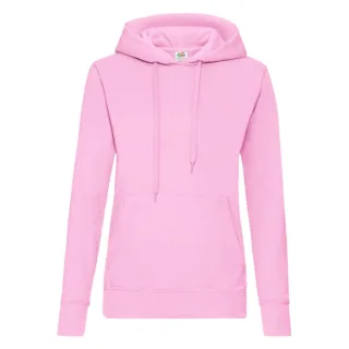Fruit of the Loom - "Classic" Kapuzenpullover für Damen (Hellrosa)