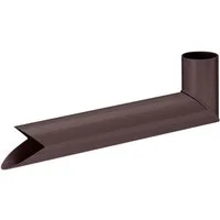 INEFA Wasserspeier Wasserspeier Fallrohr, PVC (DN 50), Übergangsstück, für Regenfallrohr / Regenrohr, einfache Montage