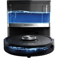 Shark Saugroboter PowerDetect NeverTouch Pro RV2800YEEU, ohne Beutel, App-Steuerbar, Hindernissensor, Rückkehr zur Station, Wischfunktion