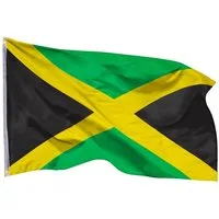 PHENO FLAGS Flagge Jamaika Flagge - Jamaikafahne 90 x 150 cm, Strapazierfähige Fahne für Fahnenmast, mit 2 Ösen