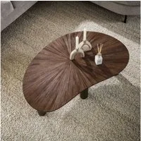 Sitheim-Europe Couchtisch MAYA TEAK Couchtisch 110cm / Massiv Teak Espresso (2er Set)