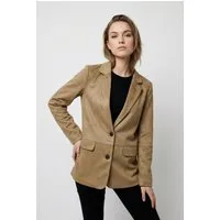 ONLY Lederimitatjacke ONLTULIP FAUX SUEDE BLAZER CC OTW aus Wildlederimitat