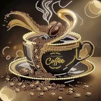 Venicce Love Kreativset Diamond Painting Bilder, Diamant Painting Malerei Set – Kaffeebecher, (1-tlg)