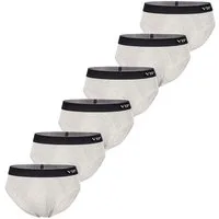 VIP Slip Premium Jersey Stretch - 6er Set - klassische Unterhosen (6-St) Unterwäsche Männer Herren Uni Baumwoll-Mix (95% Baumwolle) 6-Pack