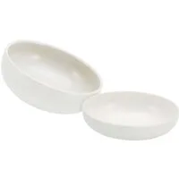CreaTable Salatschüssel Uno, Steinzeug, (Set, 2-tlg), Vintage-Look, Ø 26 cm, Made in Europe