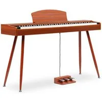 LALAHO Digitalpiano E-Piano 88 Tasten Klavier Keyboard 3 Pedale mit Metallstaender, Hammermechanik 128 Rhythmen, 88 Trommelton, Notenständer