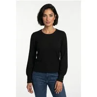 Vero Moda Strickpullover VMHAPPY LS O-NK BUTTON CUFF PULLOVER BOO