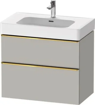 Duravit D-Neo Waschtischunterbau wandhängend Betongrau Matt 784x452x625 mm - DE4377034070000 DE4377034070000