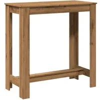 vidaXL Esstisch Bartisch Artisan-Eiche 102x50x103,5 cm Holzwerkstoff (1-St)