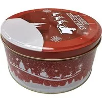 RIFFELMACHER & WEINBERGER Christbaumschmuck Gebäckdose 'Merry Christmas', 28 * 18 cm, Rot