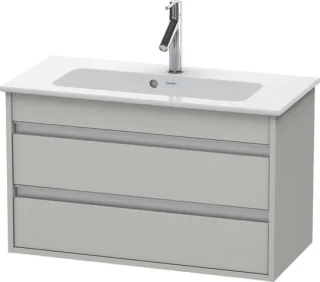 Duravit Ketho Waschtischunterbau wandhängend Betongrau Matt 800x385x480 mm - KT645300707 KT645300707