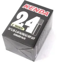 KHEbikes Fahrradschlauch KENDA Schlauch 24 x 2,3–2,6 Zoll AV – stabil & pannensicher, 24", (1-St), hochwertige BUTYL Gummimischung