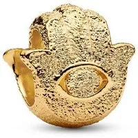 Pandora Charm-Einhänger Mini-Charm Hand der Fatima, IP Gold von PANDORA