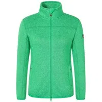 Blue Wave Fleecejacke Nissa Damen Jacke Nissa in Strickoptik mit Stehkragen und Reißverschluss
