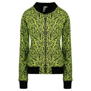 Vans von der Wand Langarm Reißverschluss UP Printed Womens Yellow Track Jacke V2YRD2P