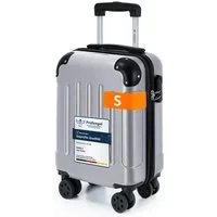 YONSLY Hartschalen-Trolley Hartschalen-Reisekoffer Trolley Rollkoffer in S/M/L/XL Größen, 4 Rollen, mit 360°-Lenkrollen, Zahlenschloss und mehrstufigem Teleskopgriff