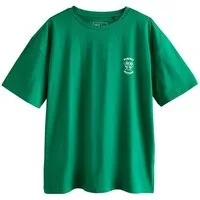 Next T-Shirt Oversized Fit T-Shirt mit Grafik aus Baumwolle (1-tlg)