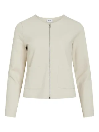 VILA - VIGARDEN L/S SHORT CARDIGAN - NOOS Birch - Gr. - XL