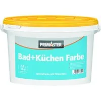 Primaster Wandfarbe Primaster Bad- und Küchenfarbe weiß 2,5 L