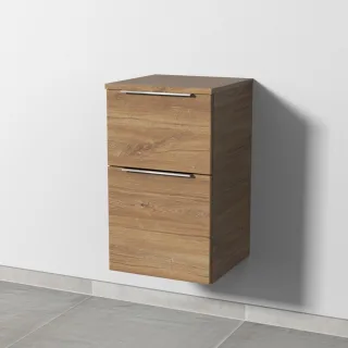 Sanipa 3way Unterschrank mit 2 Auszügen, Eiche-Kansas, UM14359 UM14359