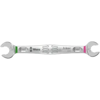 Wera 6005 Joker Doppelmaulschlüssel Leuchtpink/Grün - 05020311001