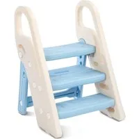 Onasti Baby-Toilettensitz Tritthocker für Kinder 3 Stufen Faltbar