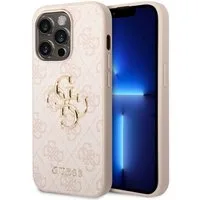 Guess Backcover Guess 4G Metal Logo Back Cover Apple iPhone 14 Pro Max - Rosa