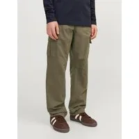 Jack & Jones Junior Cargohose JPSTKANE praktisch, pflegeleicht, lässig unifarben, modisch, relaxed fit, Web