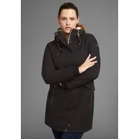 Polarino Outdoorjacke atmungsaktives Material, wasserdicht, winddicht, mit Kapuze