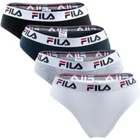 Fila Slip Damen Slip 4er Pack Baumwolle (Packung, 4er Pack)