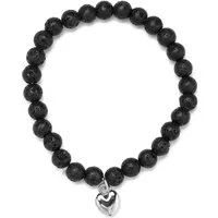 Firetti Armband Schmuck Geschenk Armschmuck Armkette Edelstein Lavastein, Made in Germany - mit Lavastein