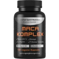 Maca mit Tribulus, Shilajit, L-Arginin, Vitamin B6 Kapseln, 92 g