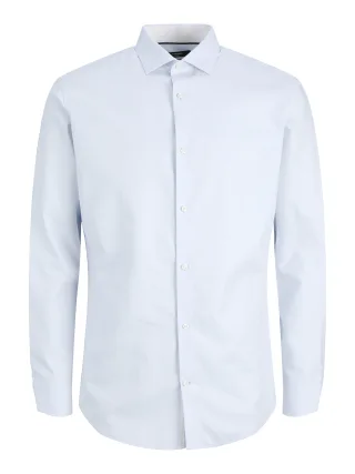 JACK&JONES - JPRBLAPARKER DETAIL L/S SHIRT SN Cashmere Blue - Gr. - L