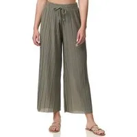 Worldclassca Stoffhose Worldclassca Stoffhose Plissierte Sommer Hose weitem Bein Faltenhose Neue Kollektion - Stilvolle und gemütliche Sommer Mode für Damen