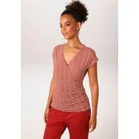 Aniston CASUAL T-Shirt im fantasievollem Zick-Zack-Muster
