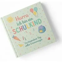 itenga Poesiealbum itenga Gästebuch Schulanfang Motiv "Hurra" ich bin ein Schulkind 88 Se