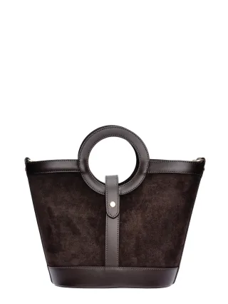Anna Luchini Kastanienbraun Rindsledertasche